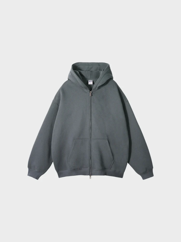 350 GSM Quality Hoodie with Zipper - Image 15