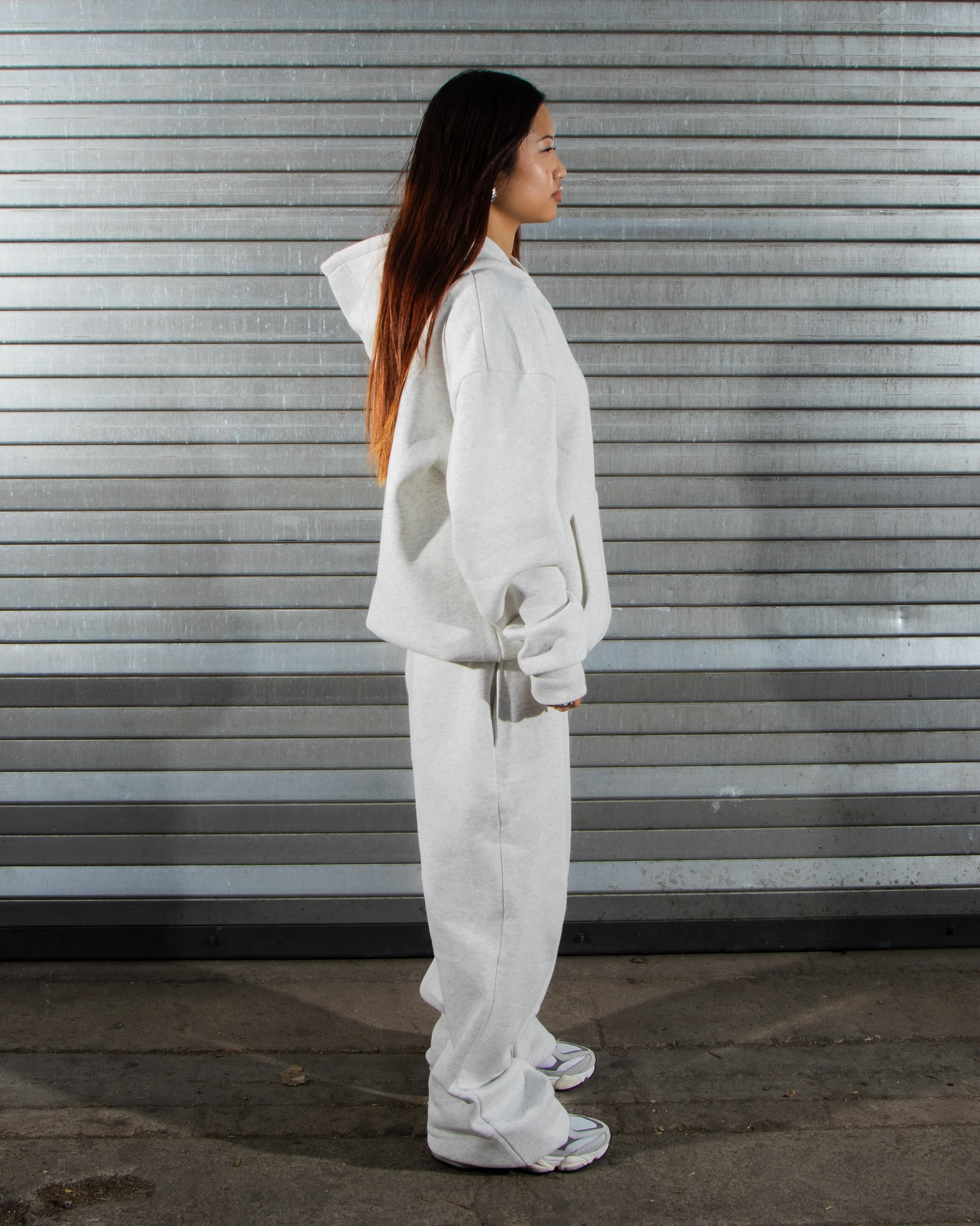 DCRB Tracksuit Open Leg Jogger - Light Grey - Image 10
